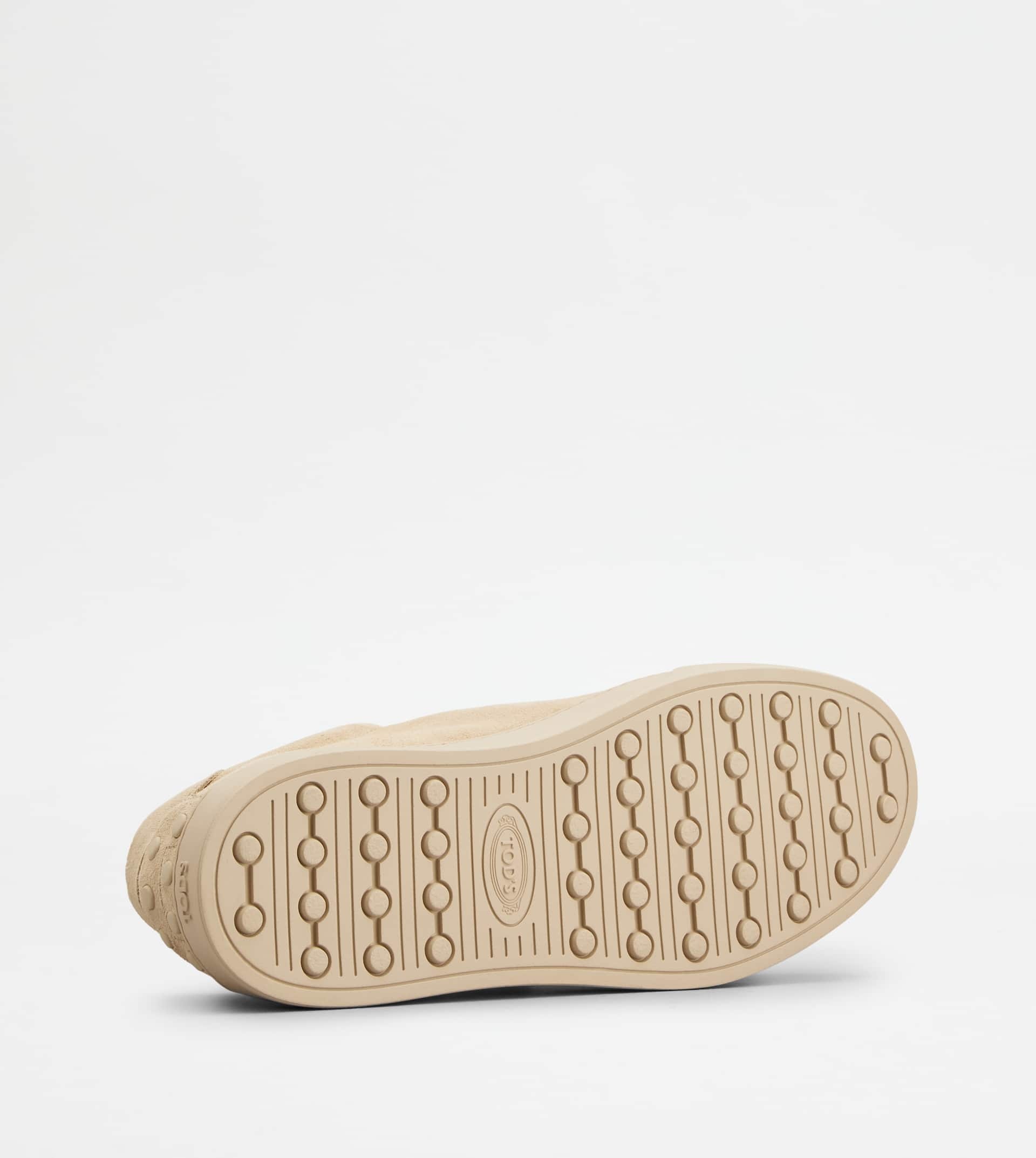 SNEAKERS IN SUEDE - BEIGE - 4