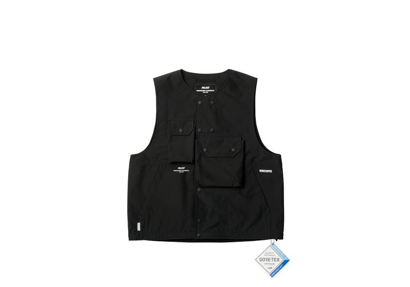PALACE ENGINEERED GARMENTS GORE-TEX INFINIUM COVER VEST BLACK - 1