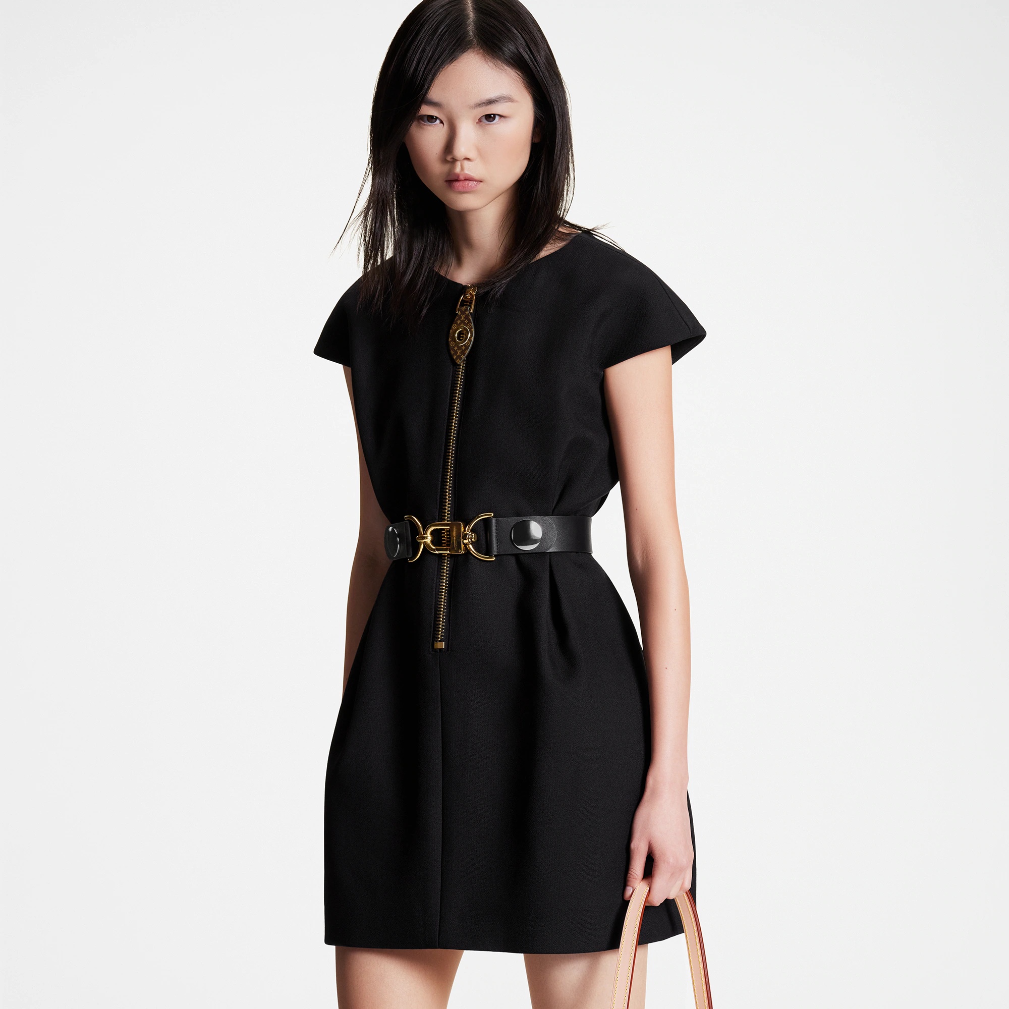 XXL Detail Cap Sleeve Dress - 5