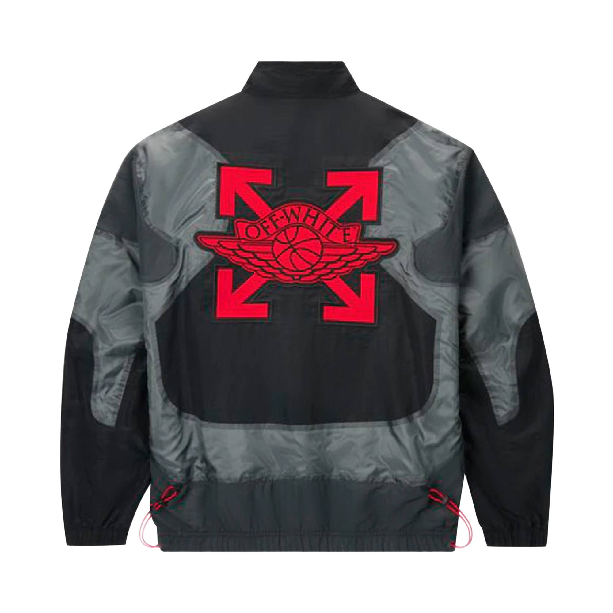 Air Jordan x Off-White Woven Jacket 'Black' - 2