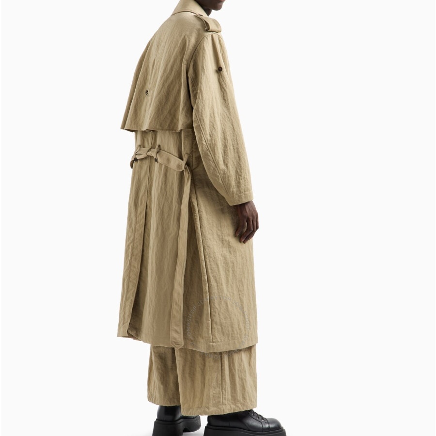 Emporio Armani Double-Breasted Trench Coat - 3