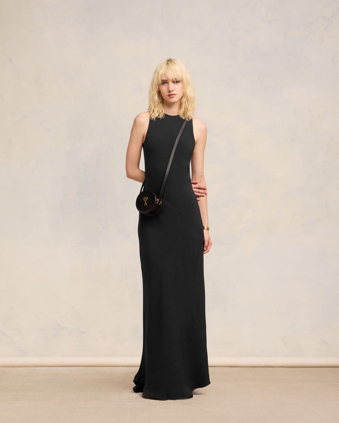 LONG DRESS WITH BIAS CUT - 2