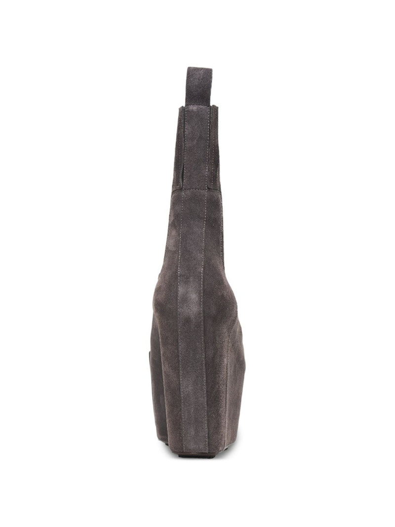 Beatle Grilled wedged boots 3