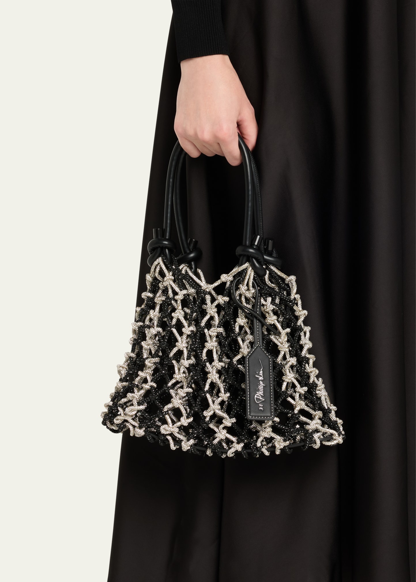 Crystal Macrame Mini Sac Top-Handle Bag - 2