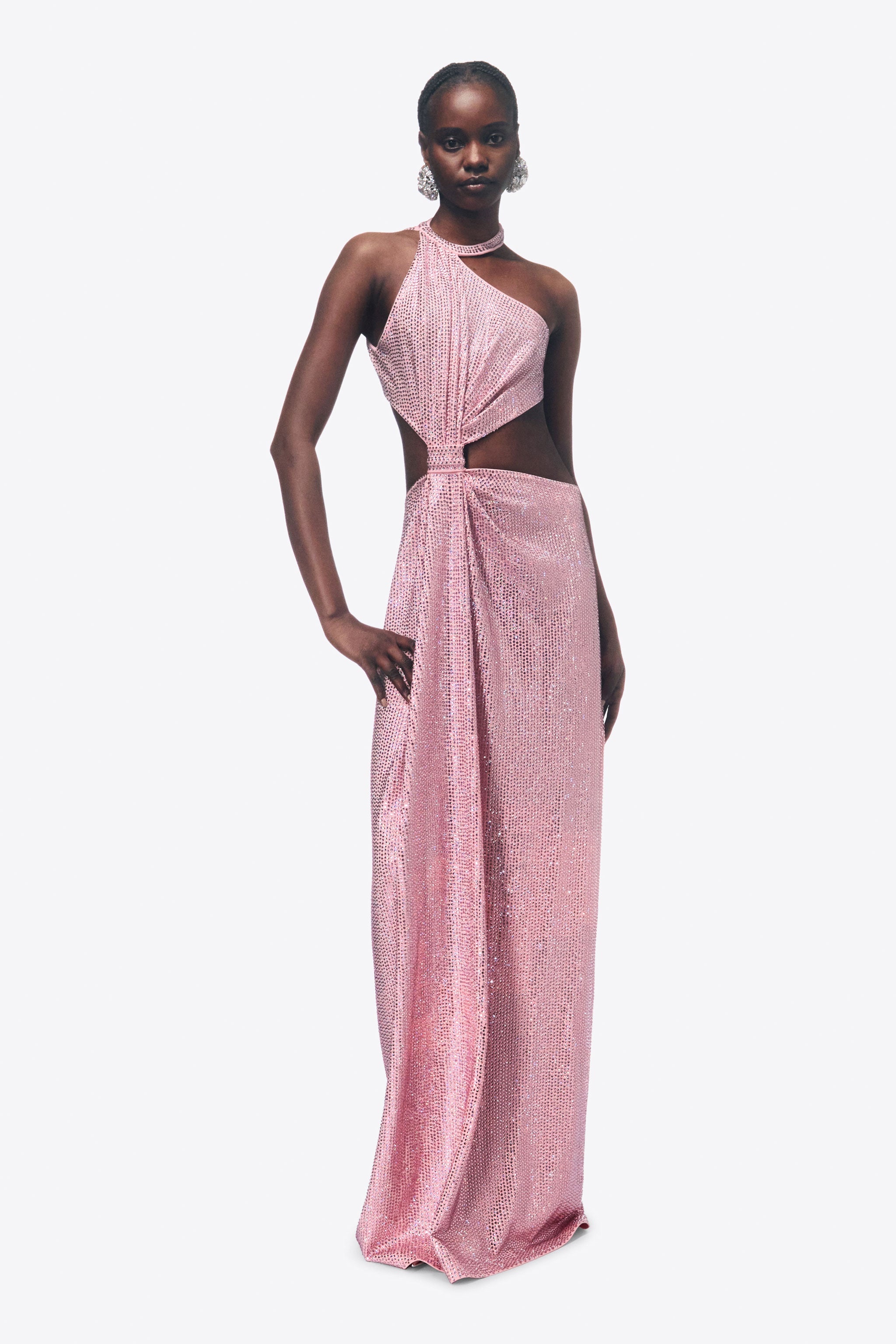 CRYSTAL EMBELLISHED KNOT GOWN - 4