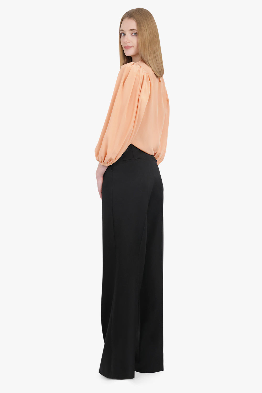 DRAPE FRONT BLOUSE | BLUSHY PINK - 5