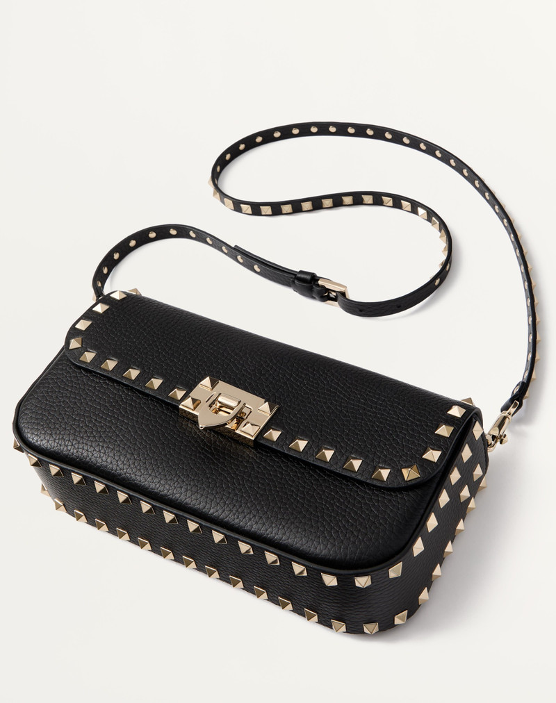Valentino VALENTINO GARAVANI ROCKSTUD GRAINY CALFSKIN SHOULDER BAG outlook