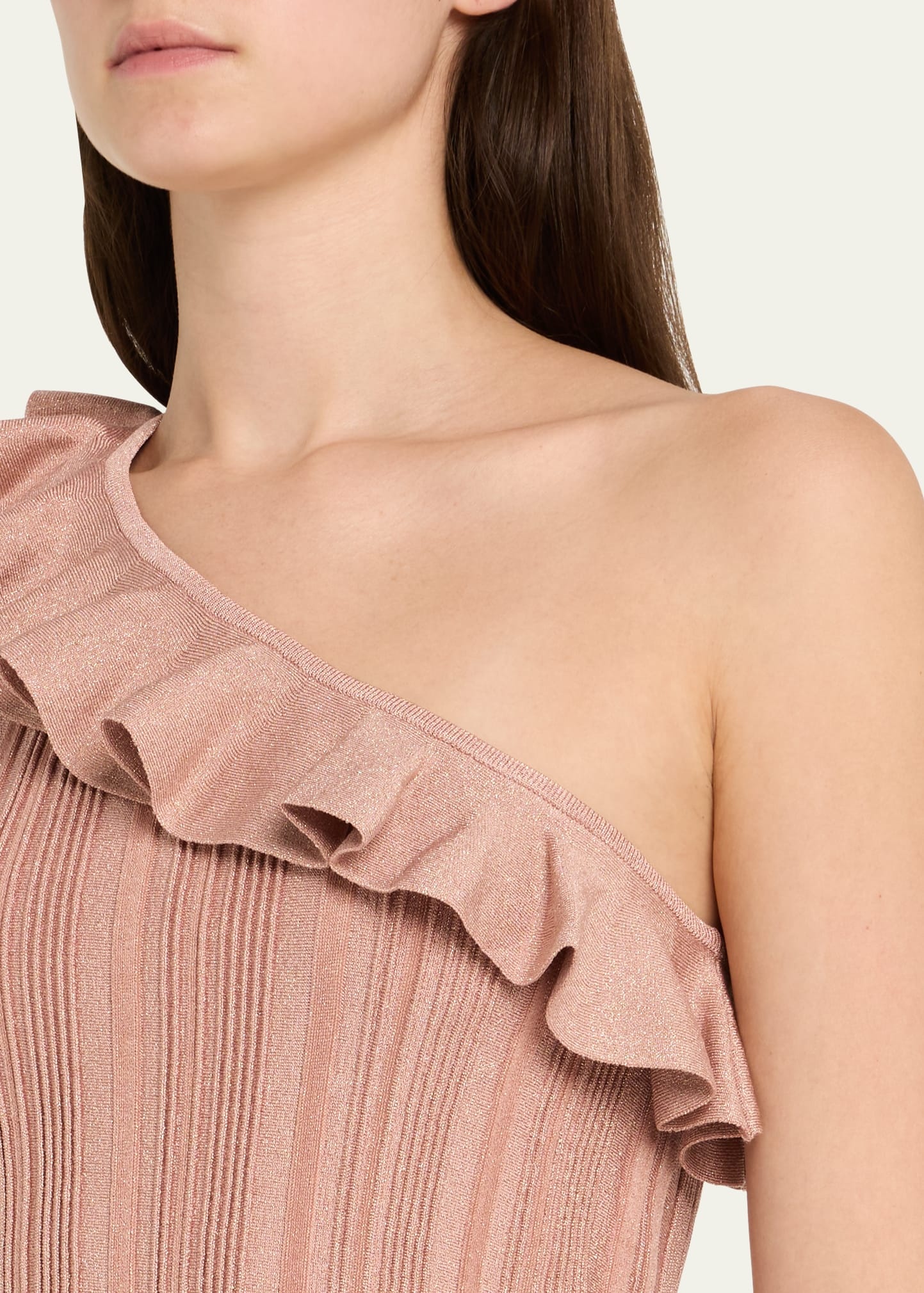 Lucky Metallic Frill Tank Top - 5