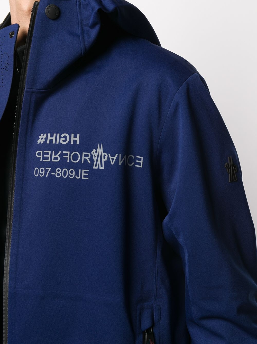 LOGO PRINT ZIP-UP JACKET - 5