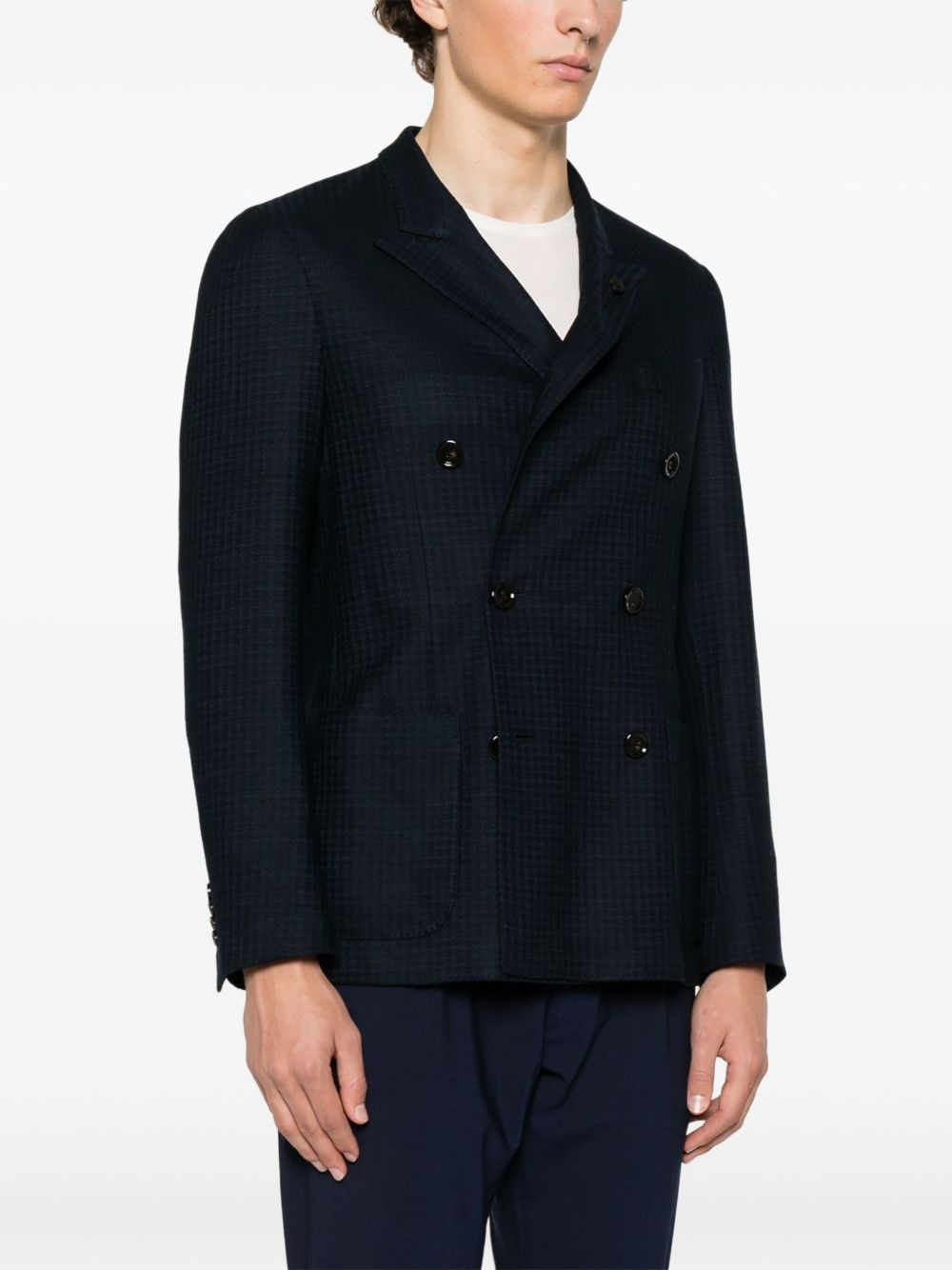brooch-detail blazer - 3