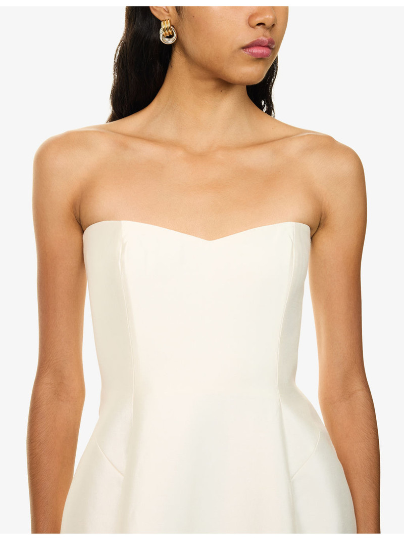 Sona Bandeau Wool-And-Silk Maxi Dress 5