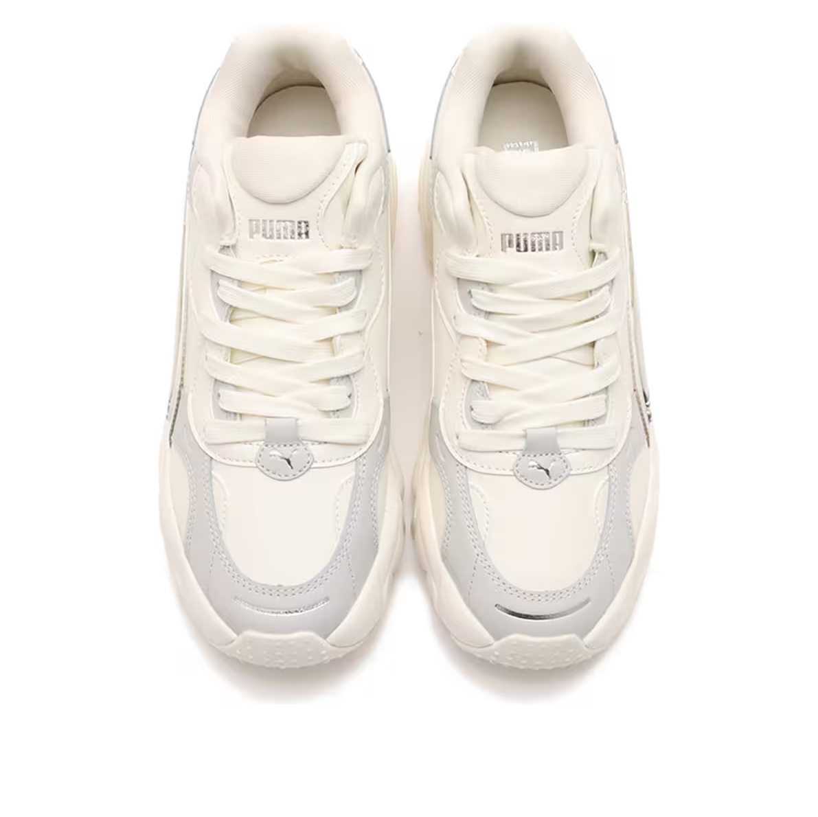 (WMNS) PUMA Pulsar Wedge 'Sequin White' 400978-01 - 2