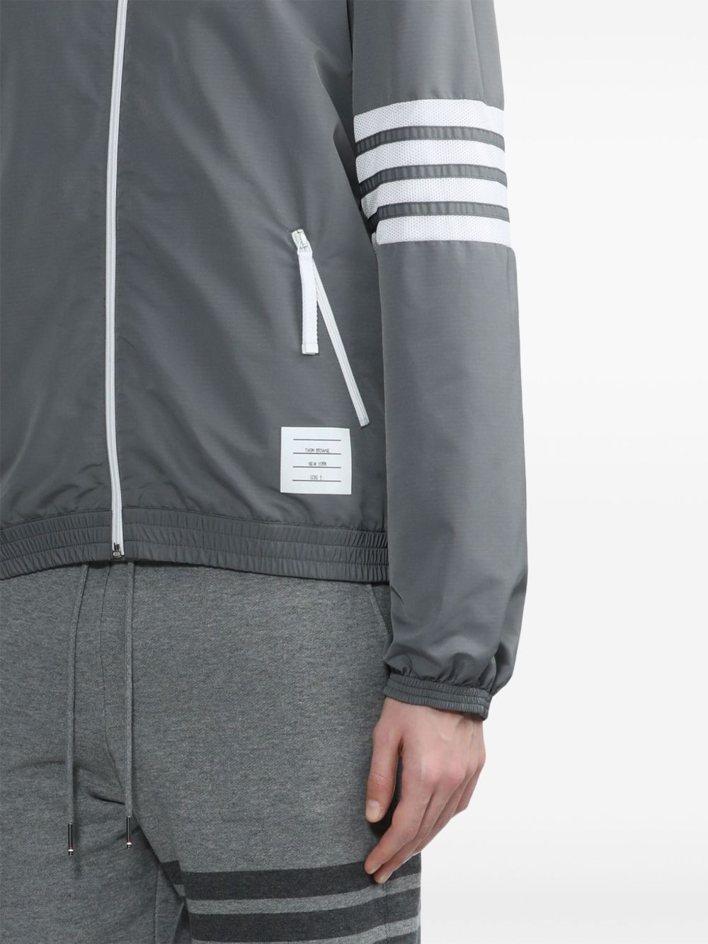 4-Bar stripe hooded jacket - 5
