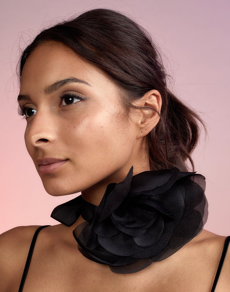 Organza Flower Ties 1