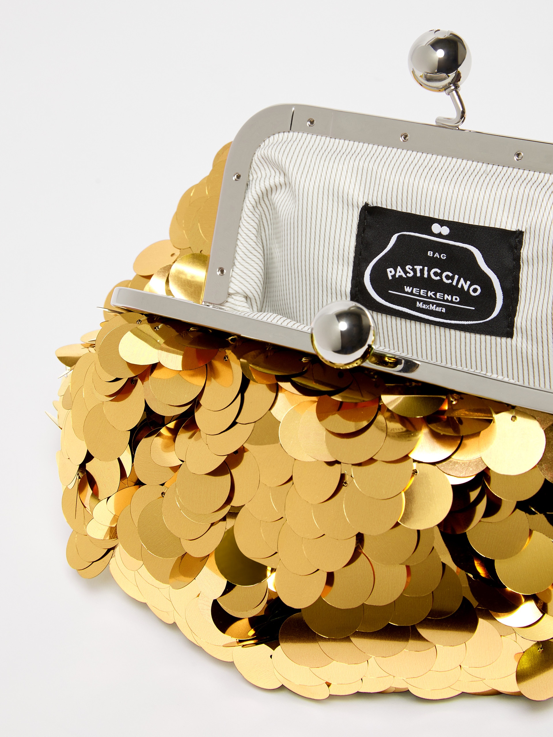 RECITAL Small sequinned Pasticcino Bag - 5