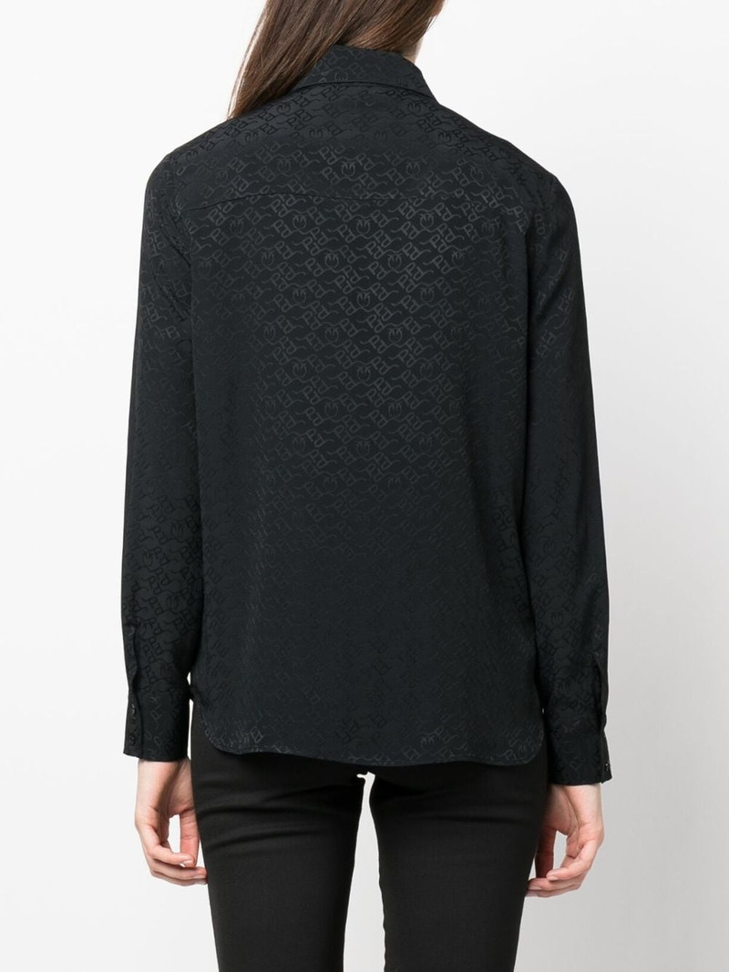 logo-jacquard shirt 4