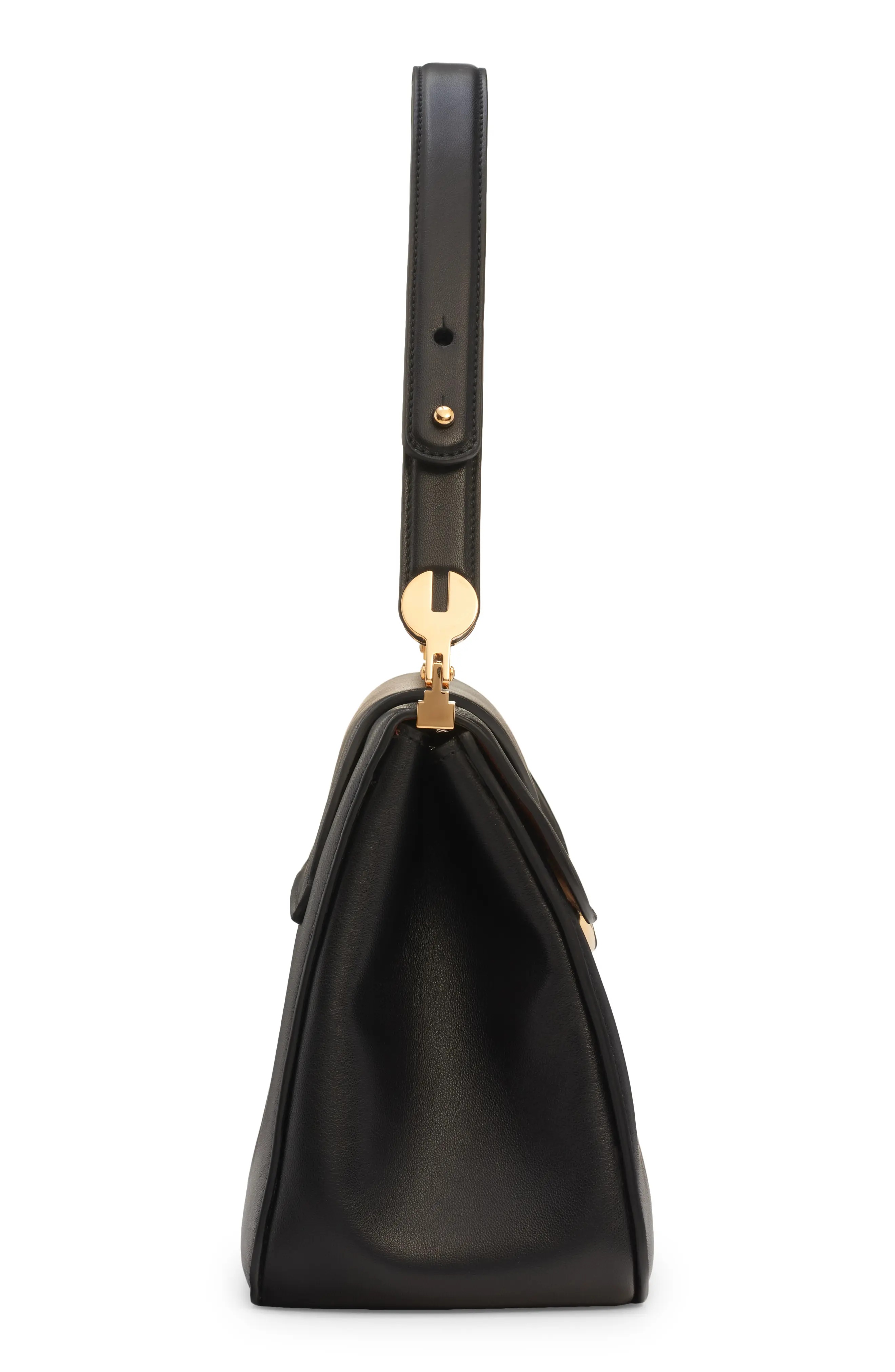 Medium VLOGO O'Clock Leather Shoulder Bag - 5