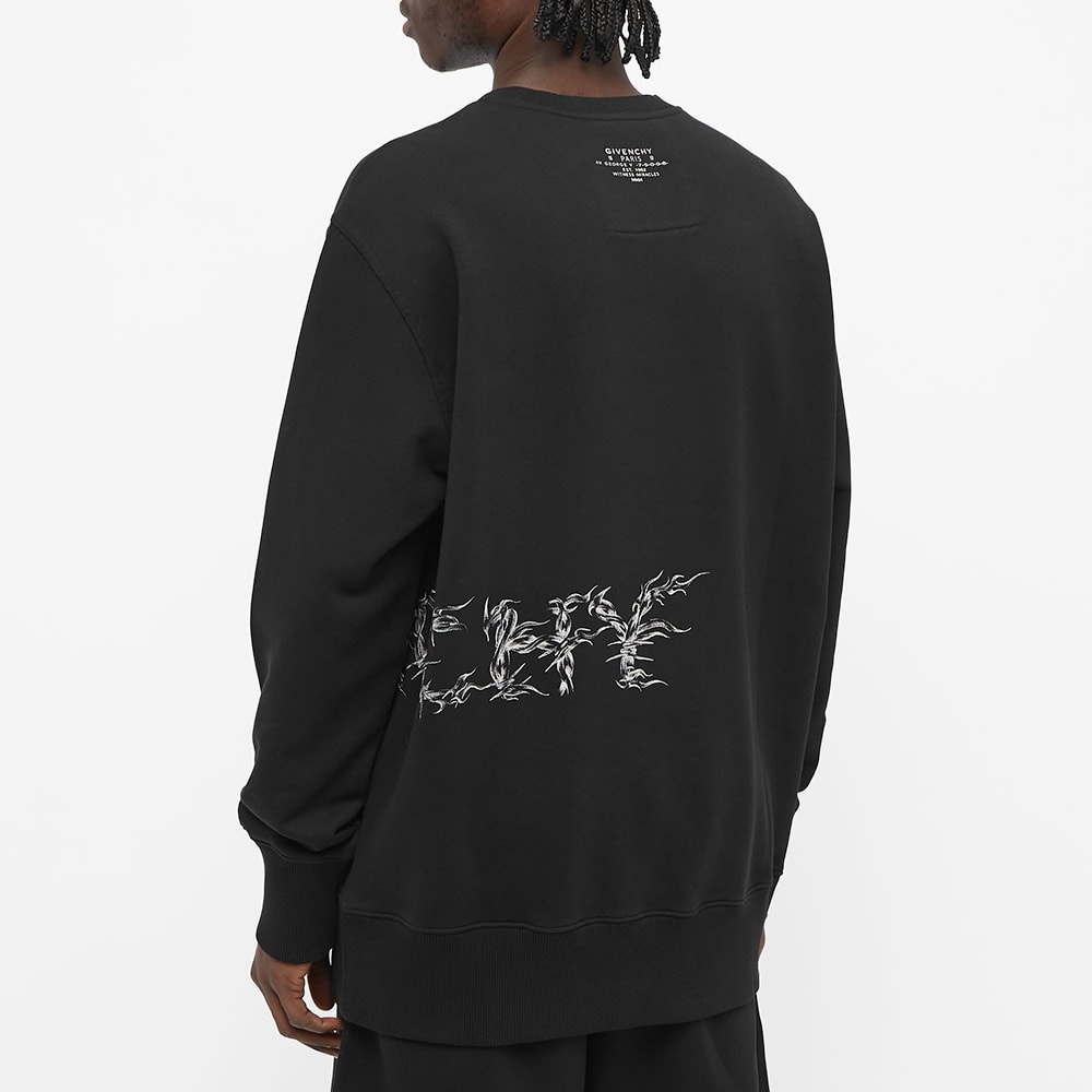 Givenchy Logo Barbed Wire Crew Sweat - 4