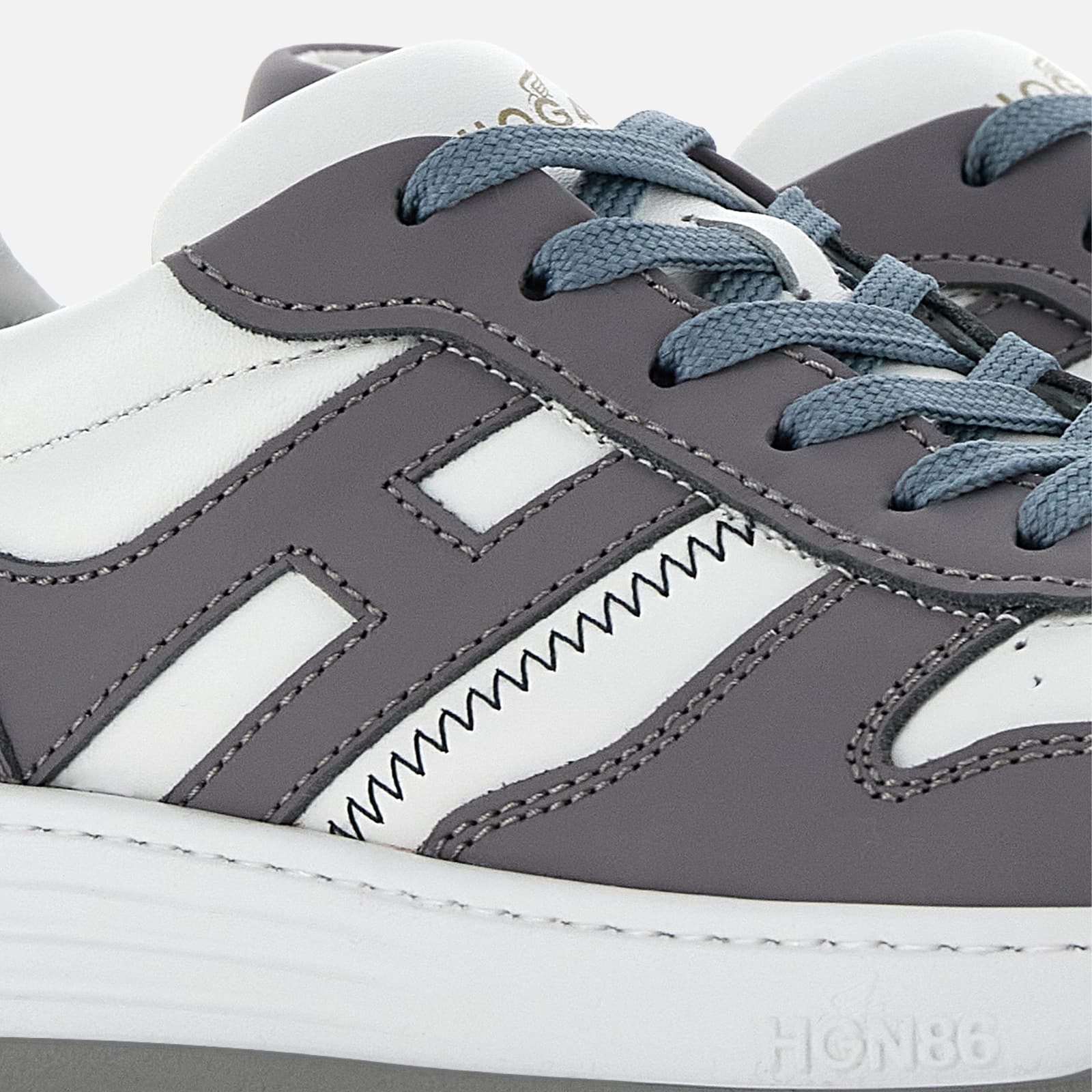 Sneakers Hogan H630 Grey White Green - 6