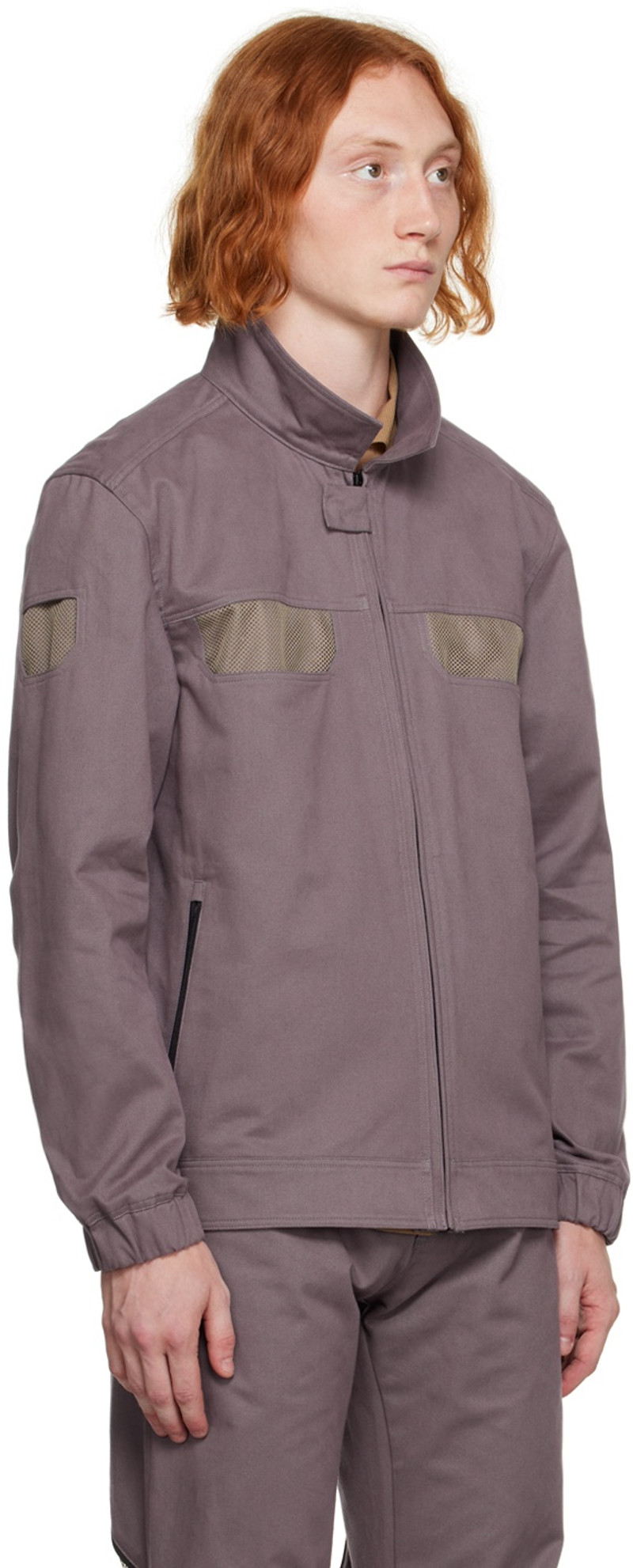 OLLY SHINDER Purple Window Jacket outlook