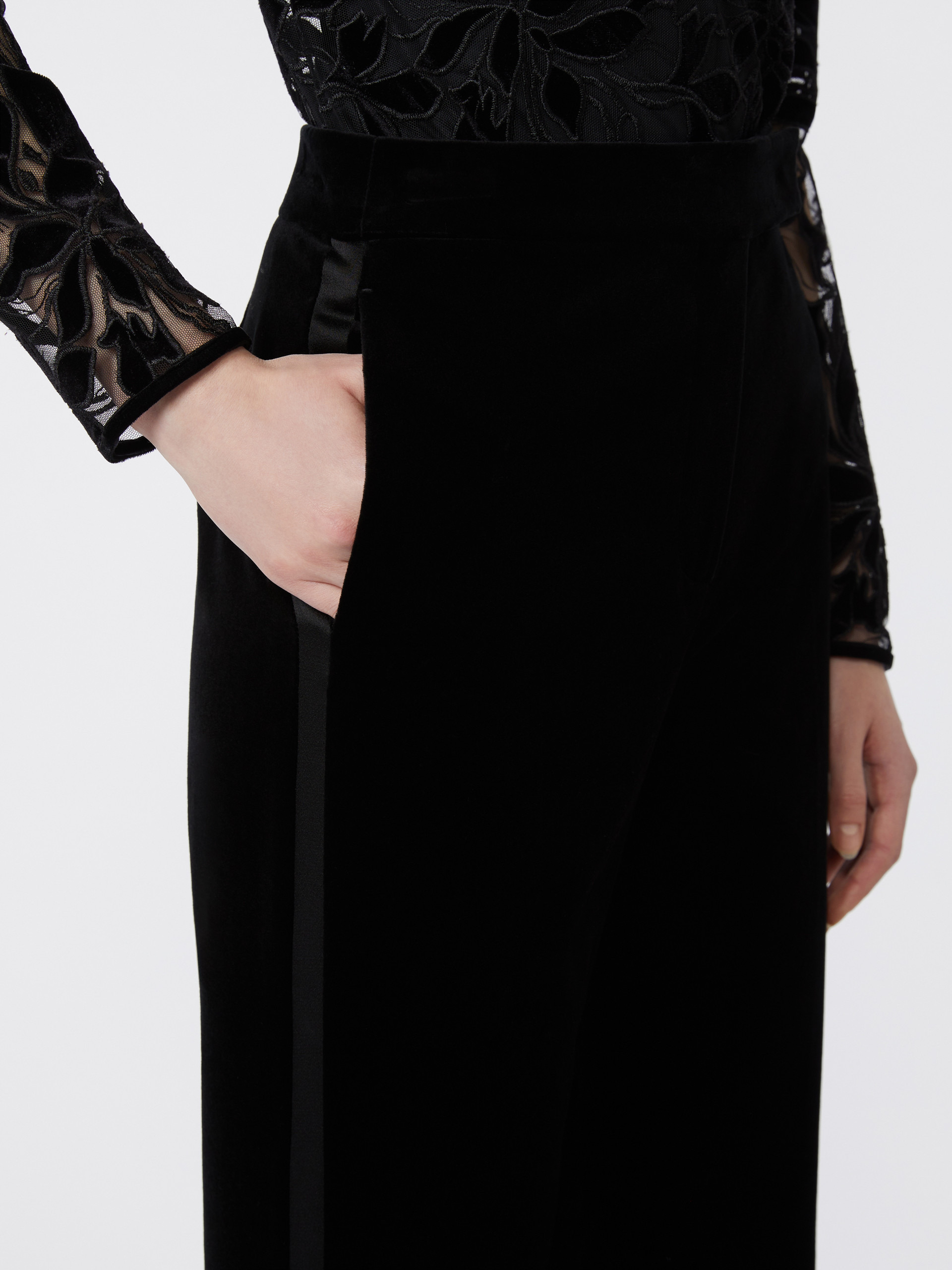 VETRINO Velvet Tuxedo trousers - 5