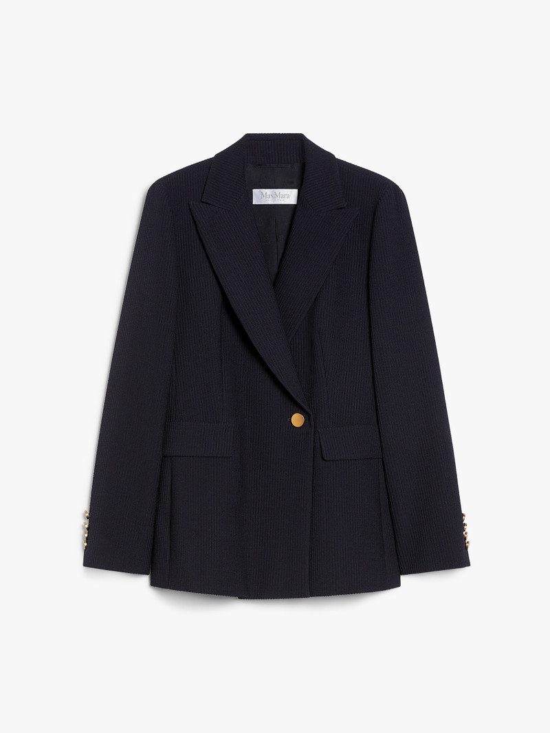 PAGANO Gabardine wool blazer - 1
