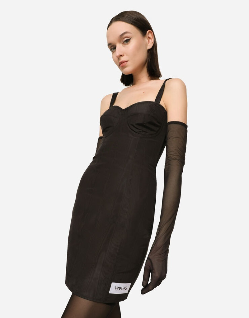 Moiré faille minidress 4