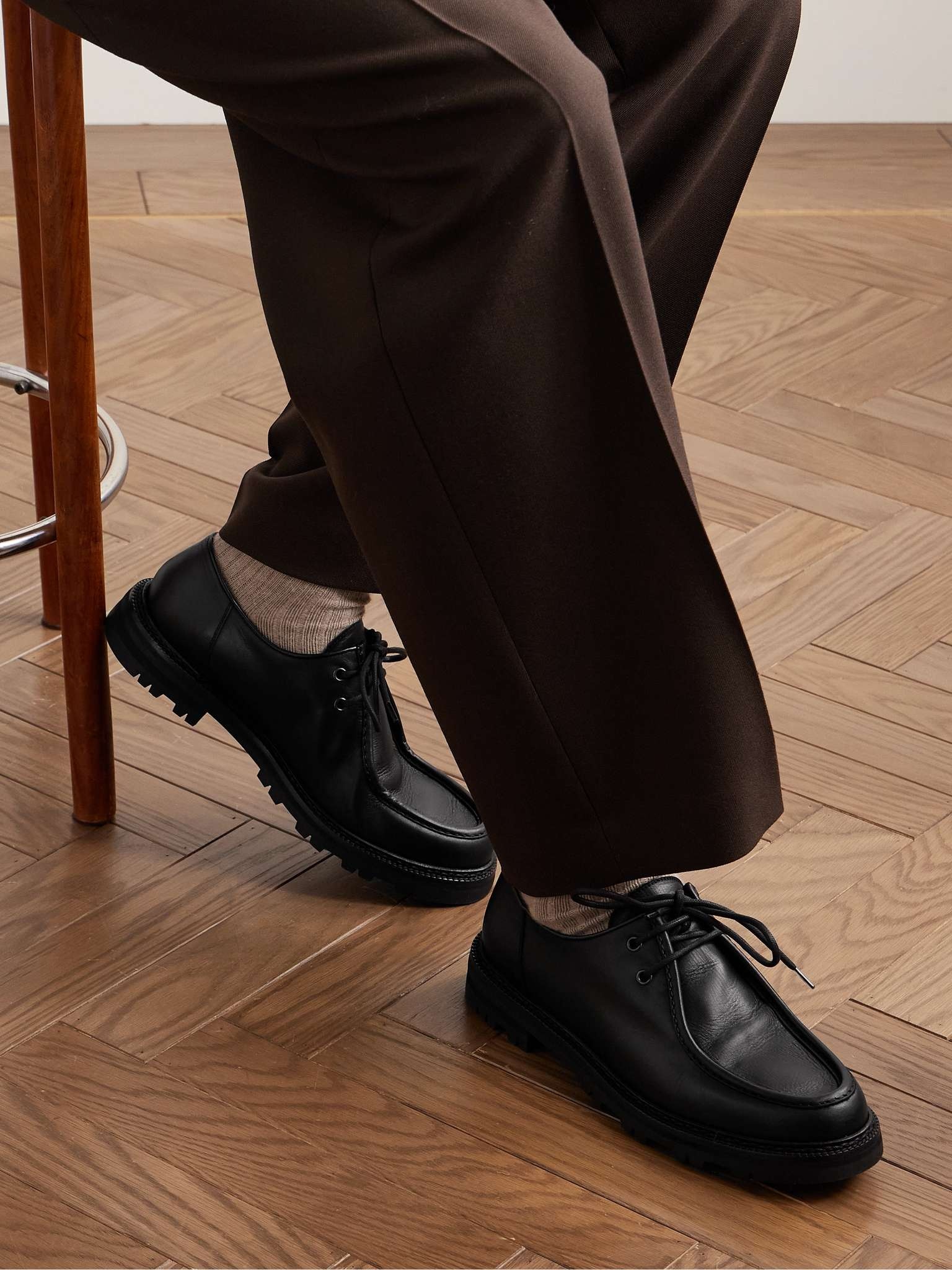 BODE University Leather Derby Shoes | REVERSIBLE