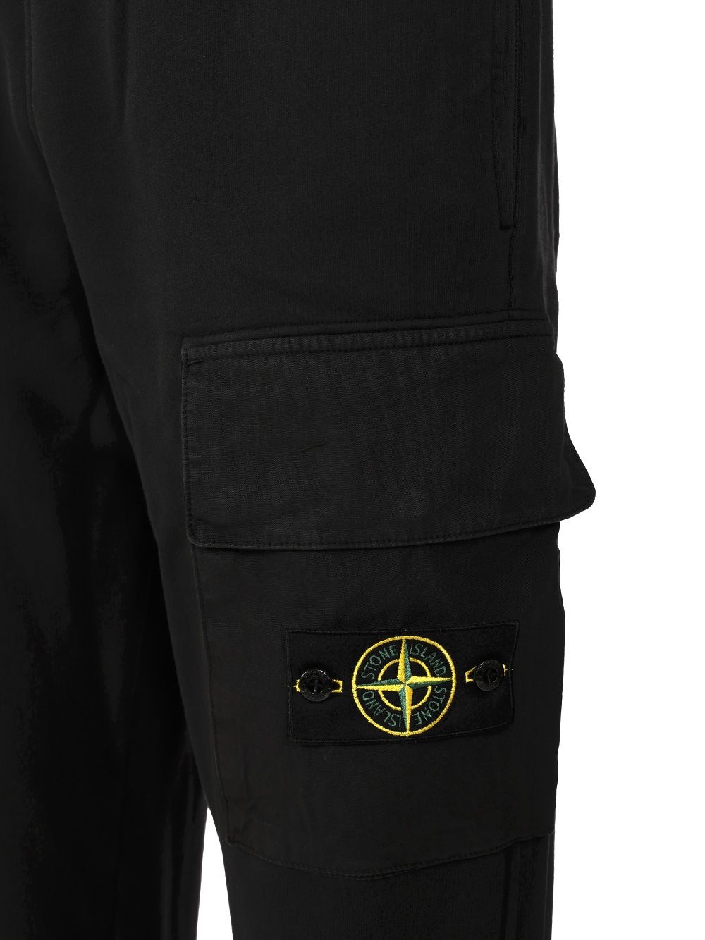 Brushed Organic Cotton Fleece, Garment Dyed Sweatshirts Black - 4