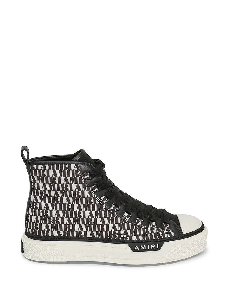 Court High Sneakers Black And White - 1