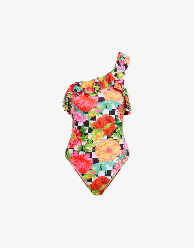 PRINTED LYCRA ONE-PIECE SWIMSUIT 3