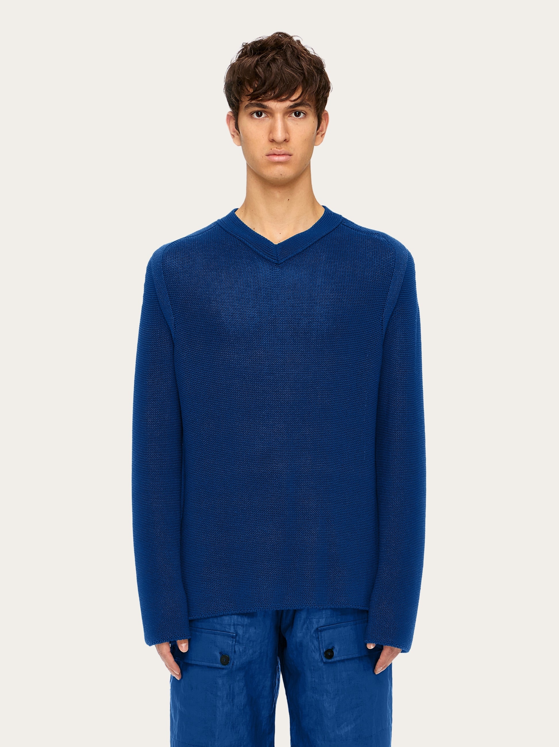 V-neck sweater - 2