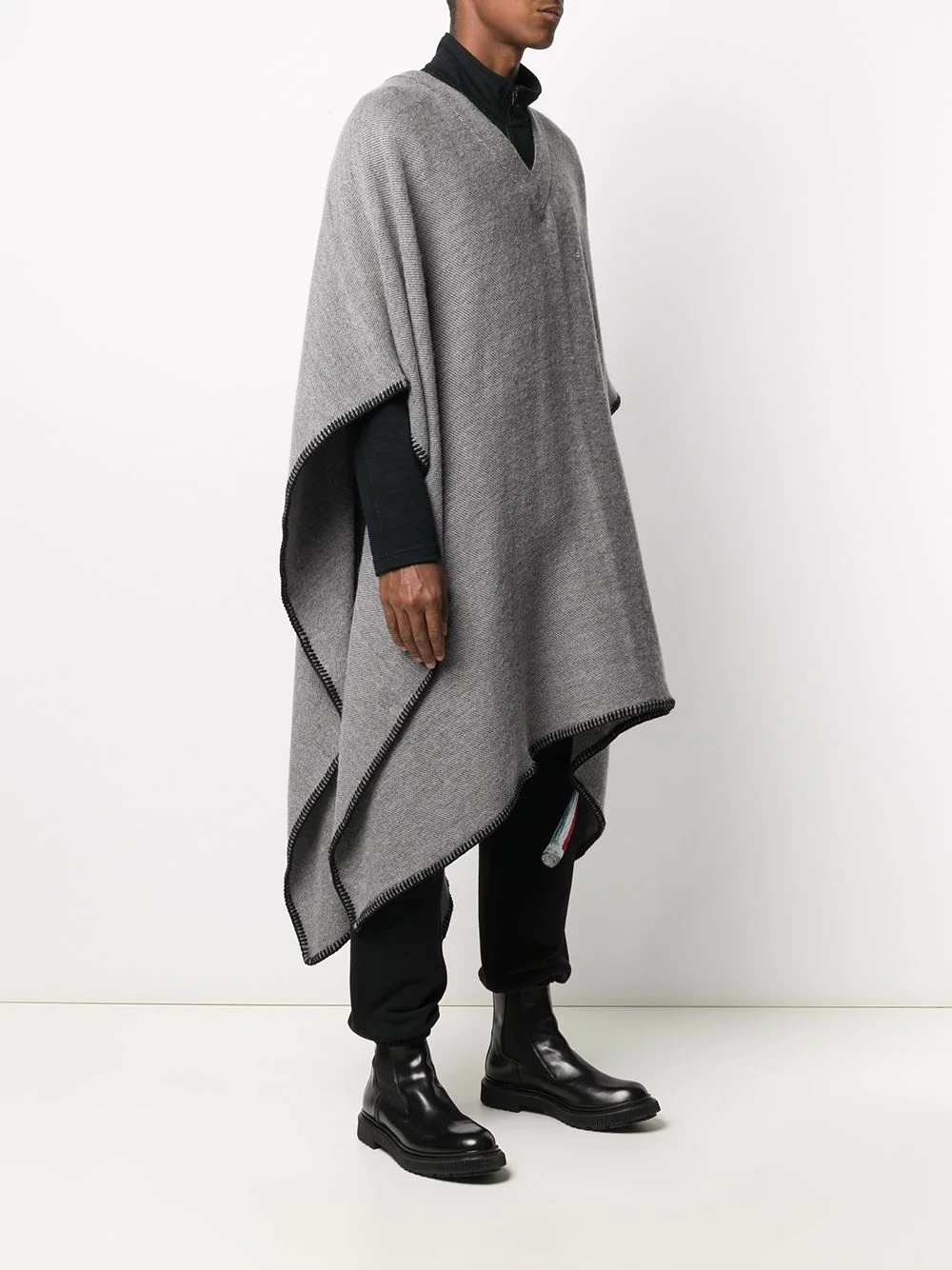 oversized Arrows poncho - 3