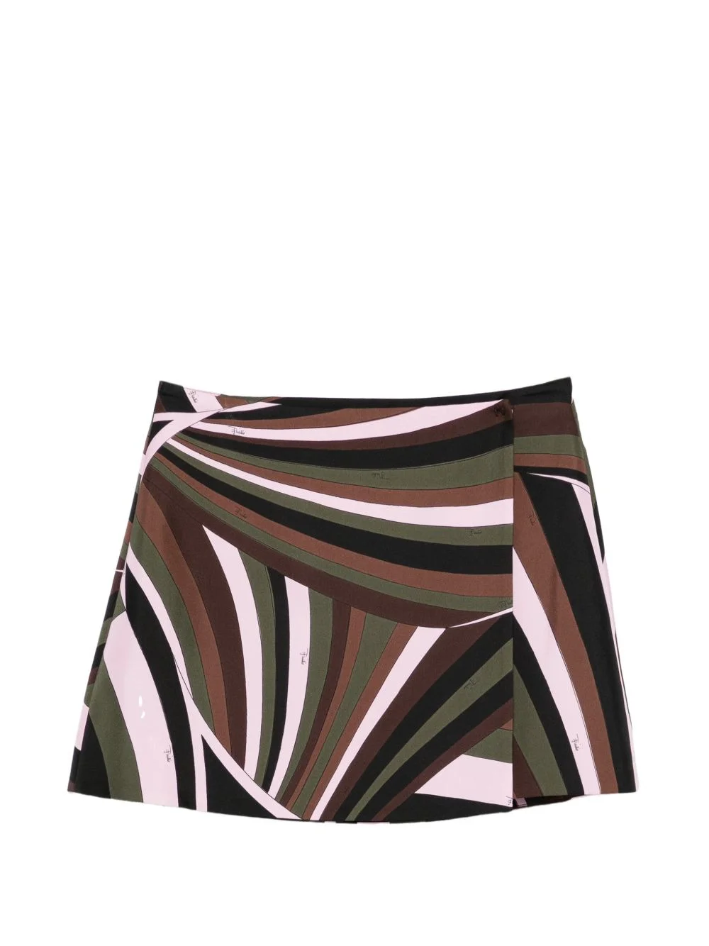 Iride print silk skirt - 1