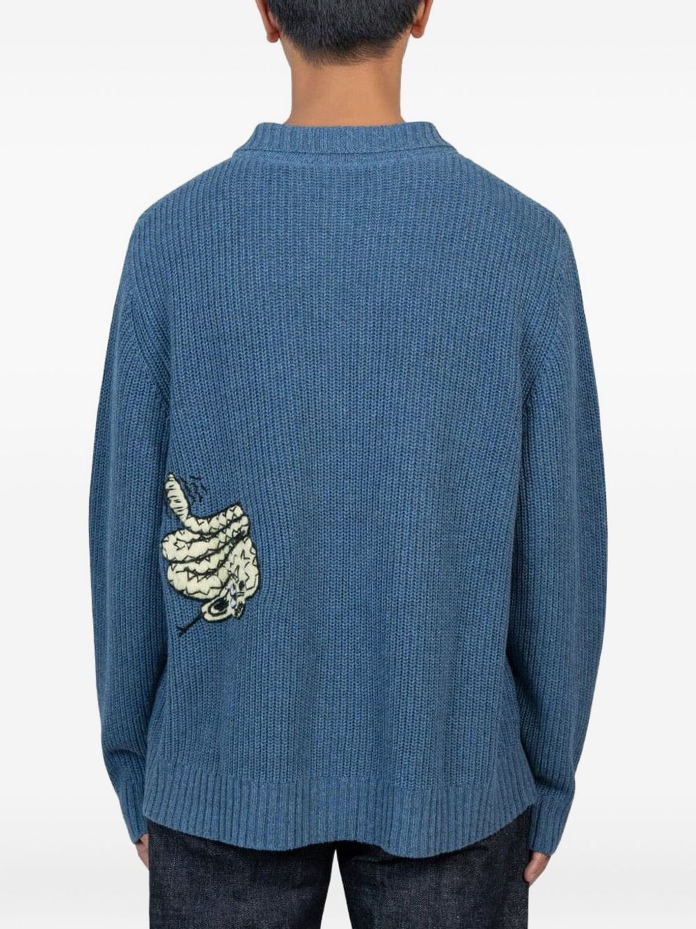 Snake Charmer zip-up cardigan - 3