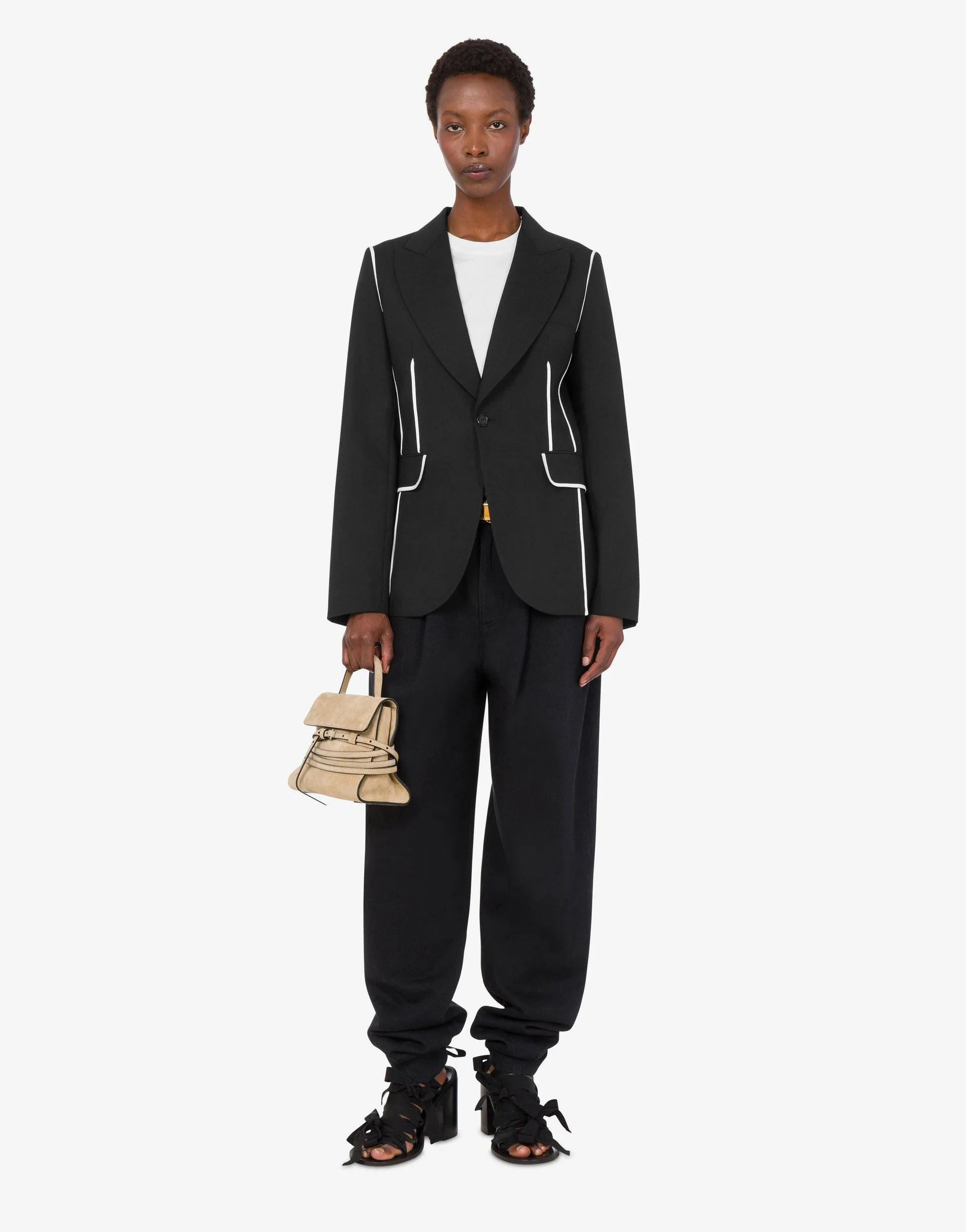STRETCH WOOL JACKET - 1