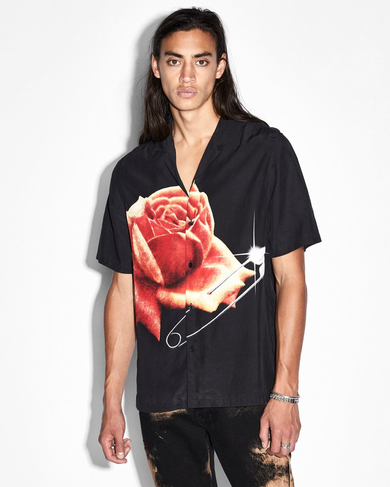 Ksubi ROSE GARDEN RESORT SS SHIRT BLACK outlook