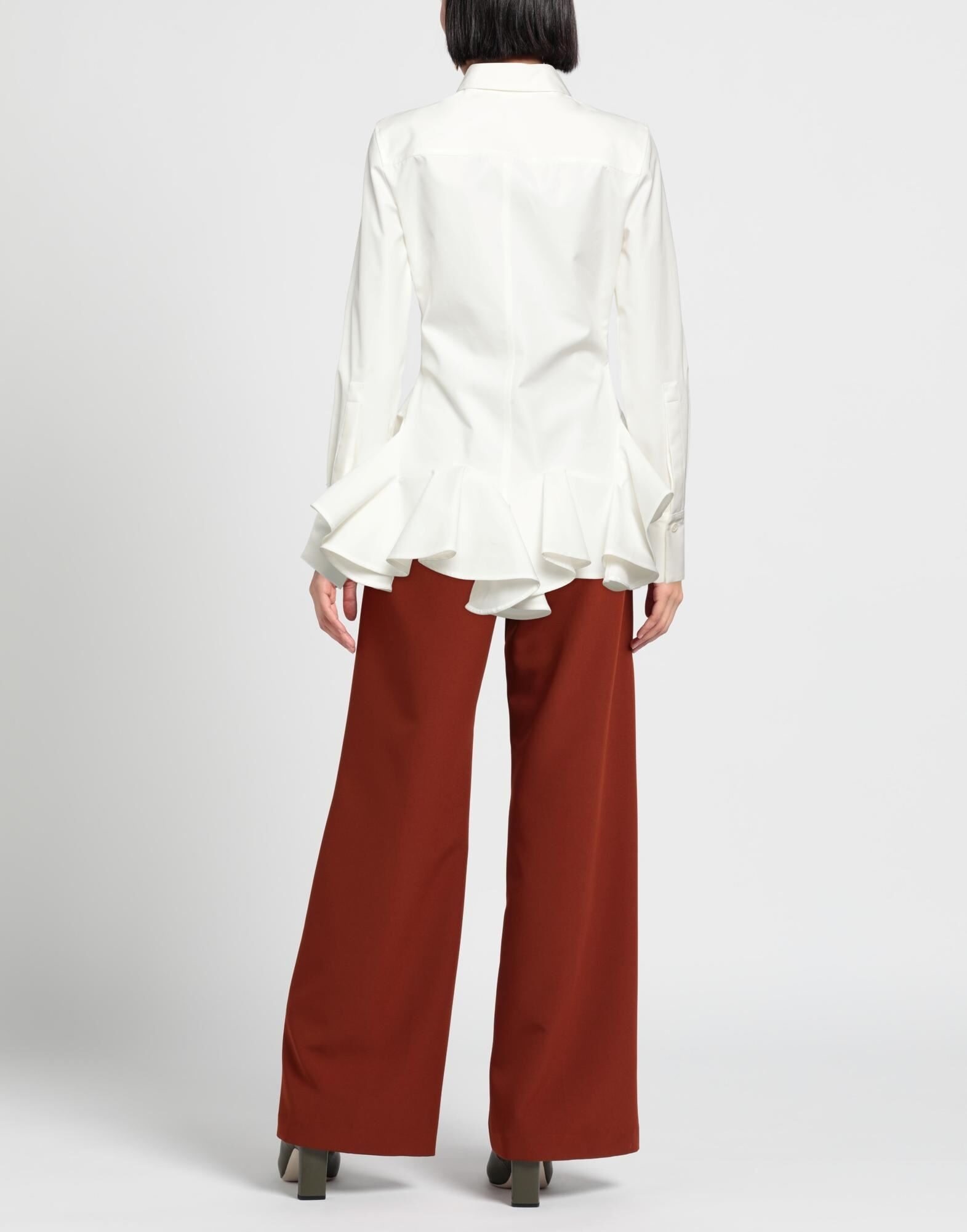 Off white Women's Solid Color Shirts & Blouses - 3