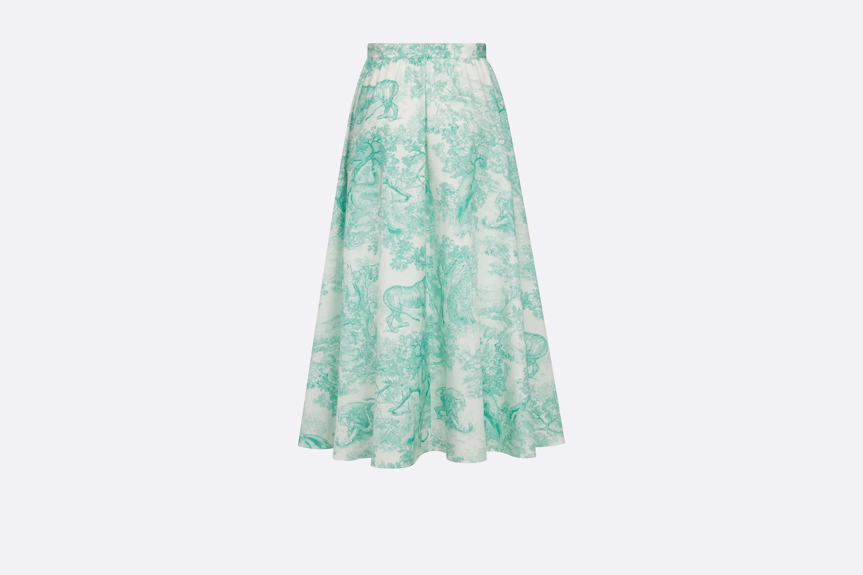 Dioriviera Flared Mid-Length Skirt - 5