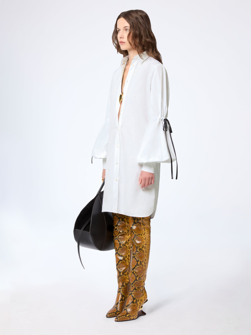Shirt Dress With Bow Details 3