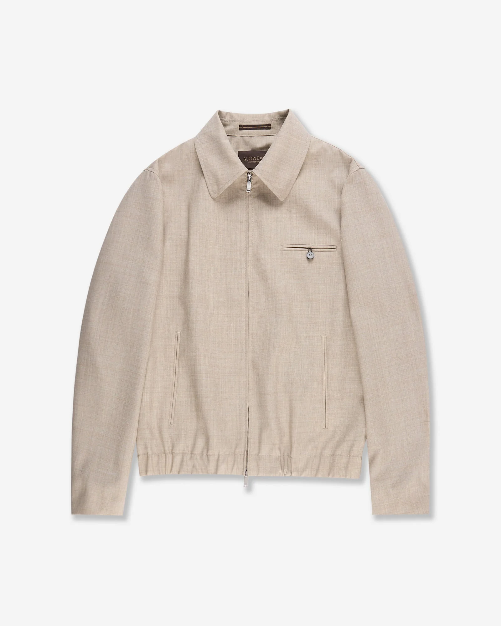 Wool fabric Primo bomber jacket - 1