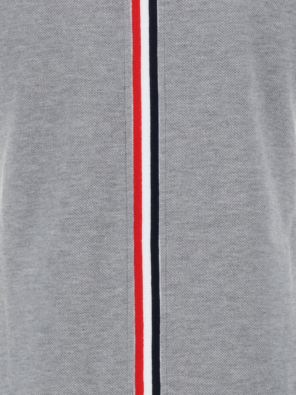 RWB-stripe midi polo dress - 4
