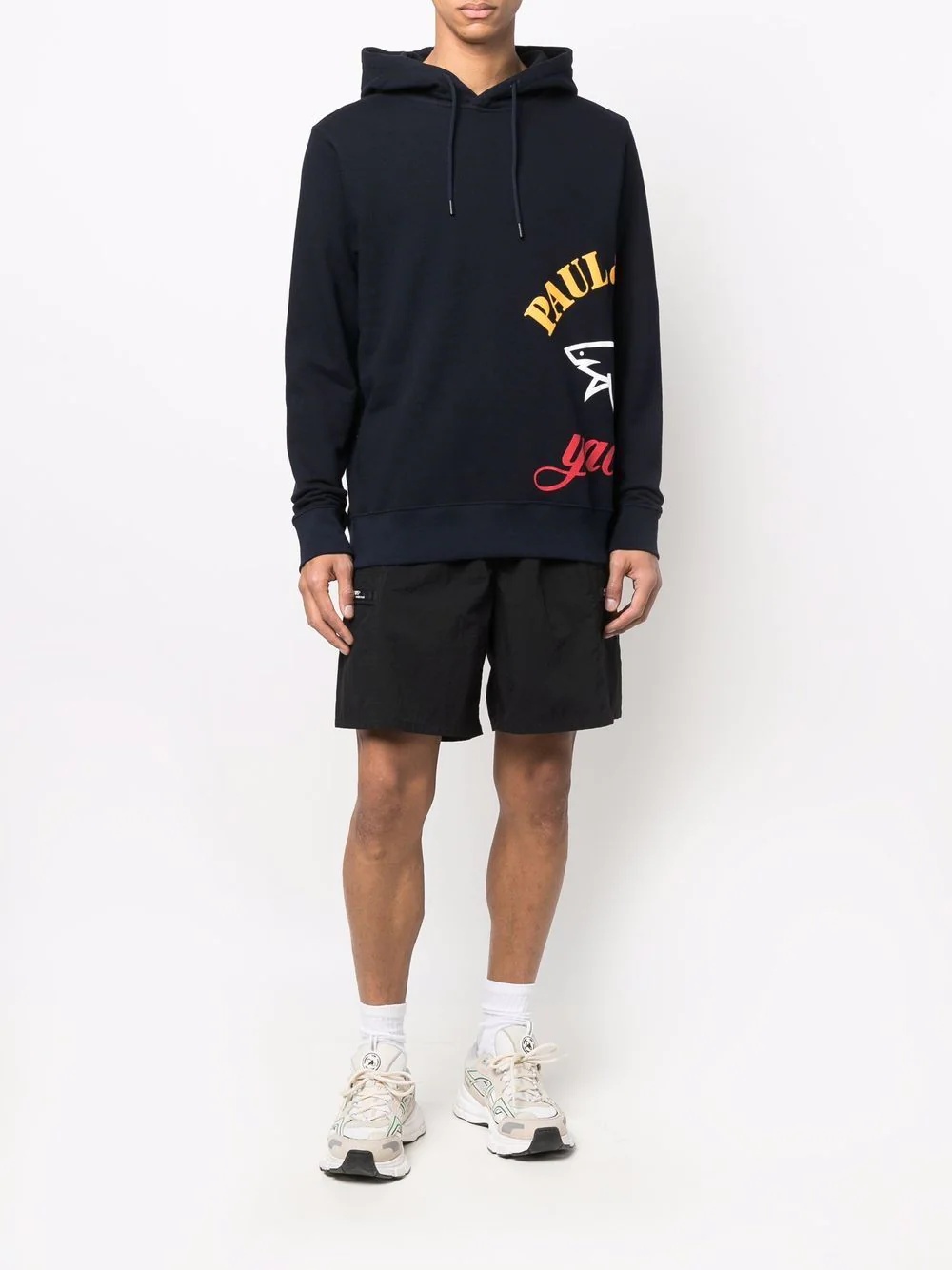 oversized logo-print hoodie - 2