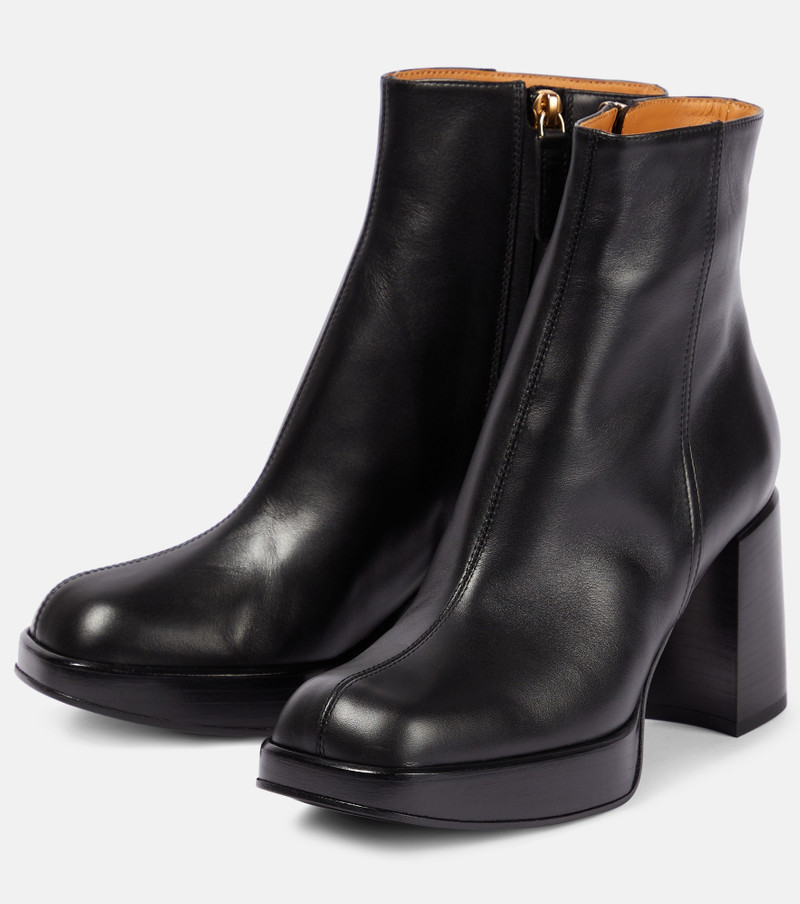 Leather ankle boots 5
