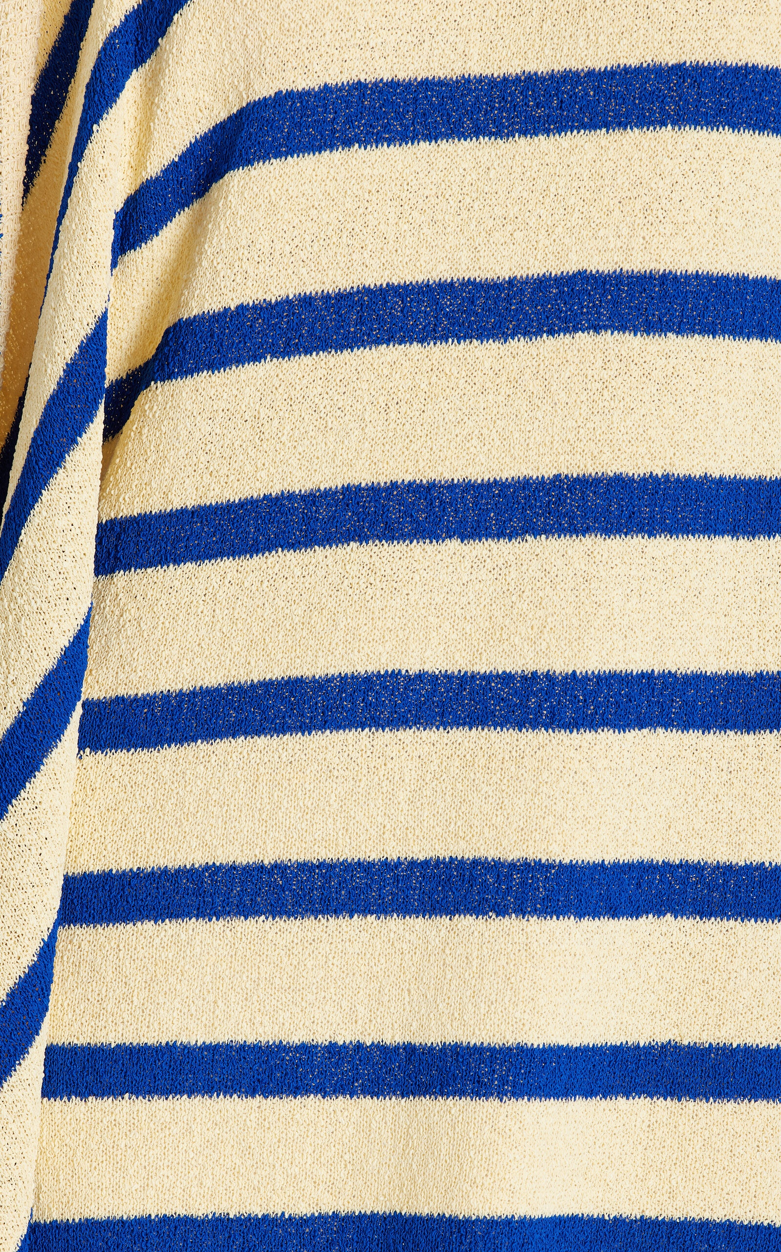 Yves Stripe Fringed Cotton Knit Top stripe - 4