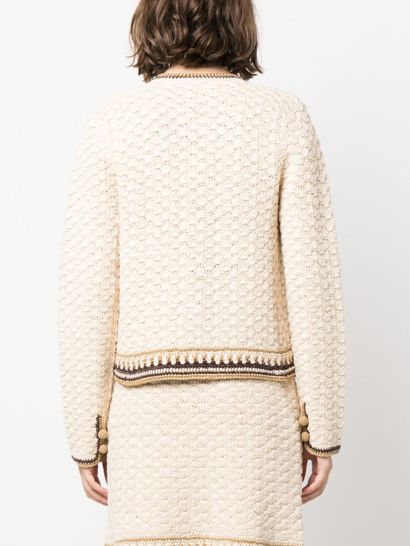 round-neck button-up cardigan 4