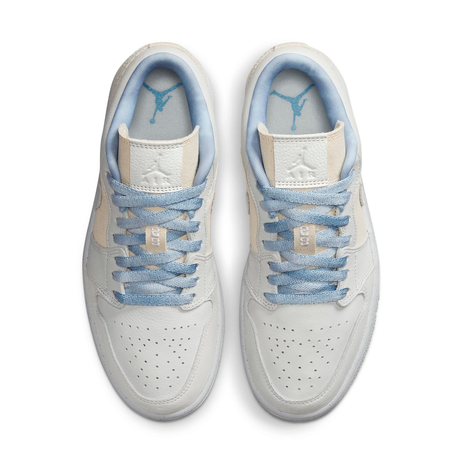 (WMNS) Air Jordan 1 Low 'Sail Canvas' DQ4151-500 - 4