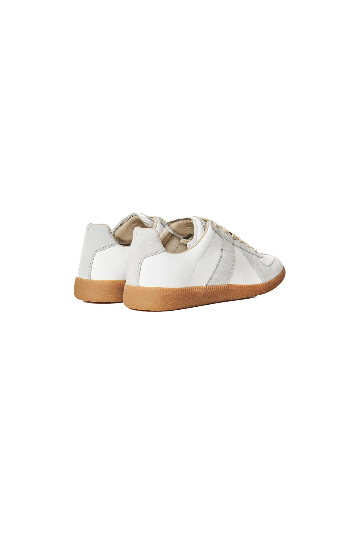 Maison Margiela Replica Low Top Sneakers In White - 3