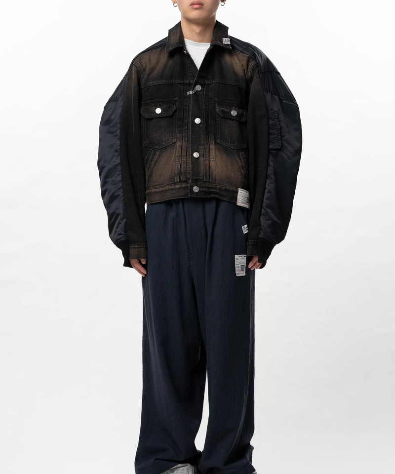 Maison MIHARAYASUHIRO Front Back Combined Denim Jacket outlook