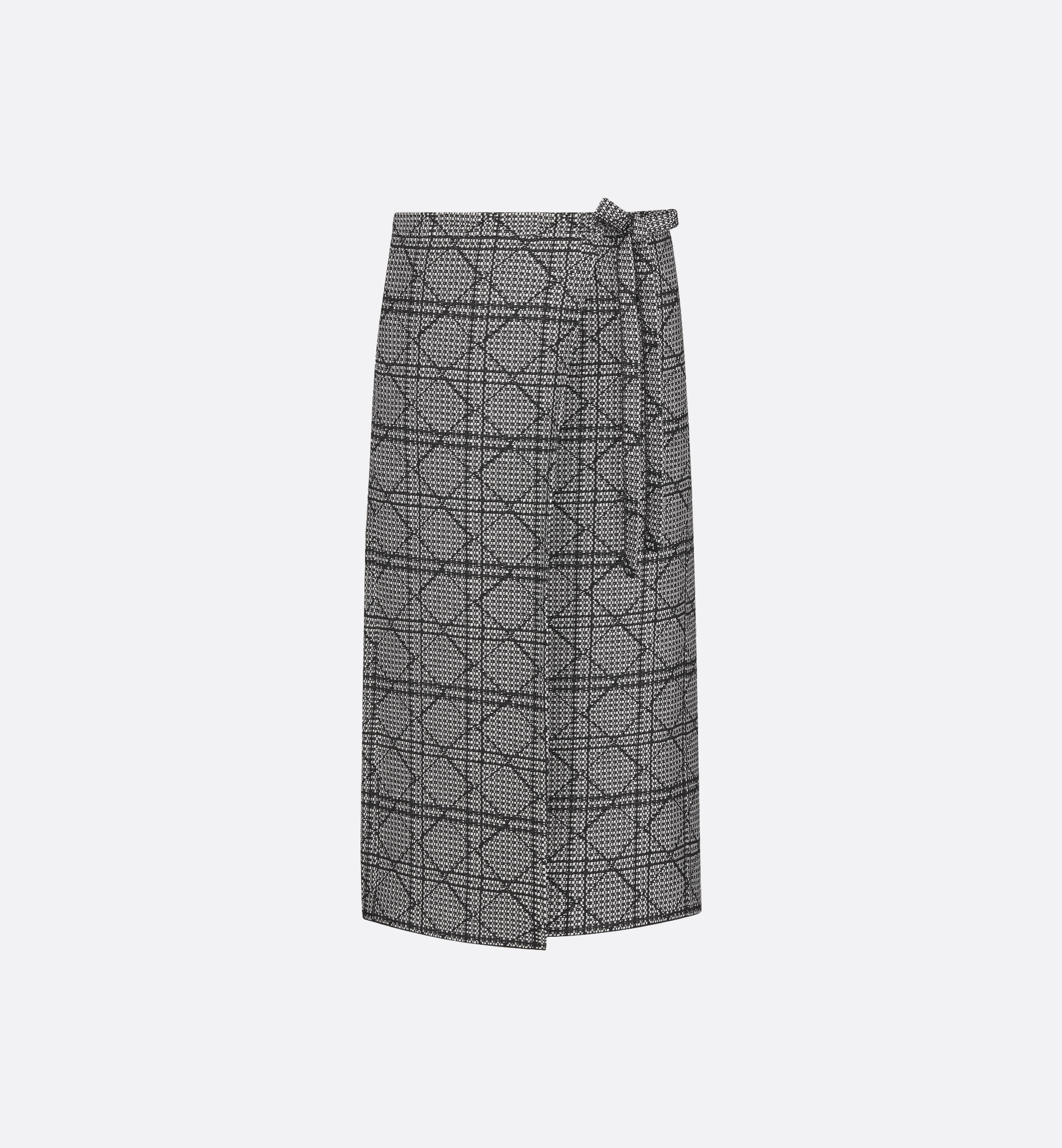 Mid-Length Cannage Wrap Skirt - 1